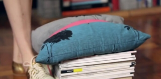 DIY – Banquinho Despojado com Revistas Antigas DIY - Banquinho Despojado com Revistas Antigas